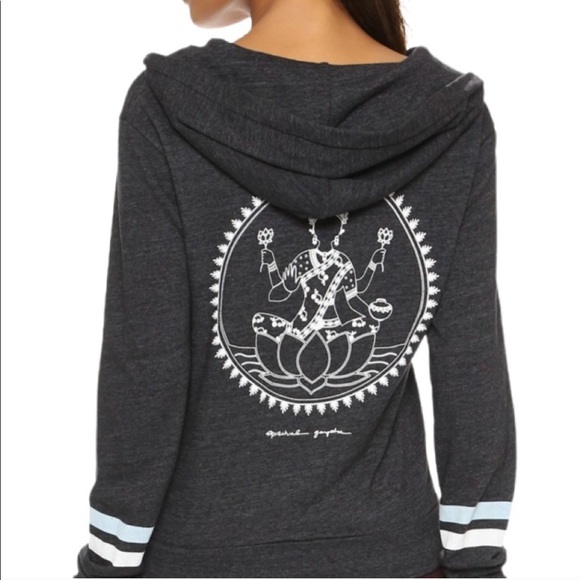 Spiritual Gangster Tops - SPIRITUAL GANGSTER Rare Namaste Hoodie Size MEDIUM